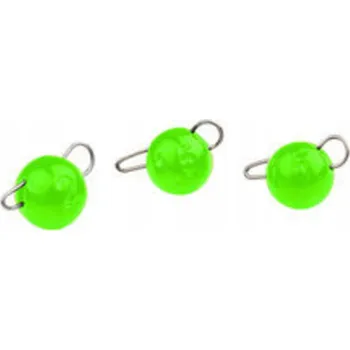 Rybářský háček Wolframová čeburaška SPRO 4598 UV Green 1 g