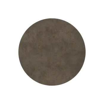 Jednací stůl Beton Chicago tmavě šedý, průměr 60 cm, tloušťka 18 mm