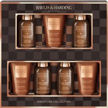 Kosmetická sada Baylis & Harding Pánská dárková sada péče o tělo Black Pepper & Ginseng 7 ks