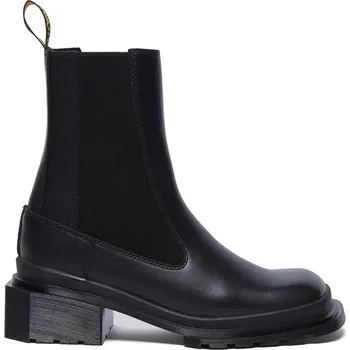 Dámské kozačky Kožené kotníkové boty Dr. Martens Maybole Chelsea dámské, černá barva, na podpatku, DM32069001 99X, EUR 39