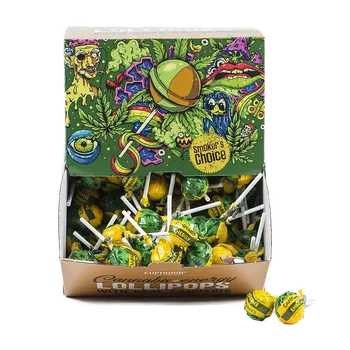 Bonbon Sladkou podmanivou konopnou příchuť tohoto lízátka od společnosti Euphoria si okamžitě zamilujete.