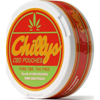 CBD Chillys CBD AK 47 10 mg jsou přírodní, diskrétní a účinné sáčky na trhu s CBD produkty.