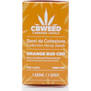 Semeno Cbweed Deep Orange bud CBD je Autoflowering odrůda, která je známá pro svojí výrazně oranžovou barvu a vůní po citrusech.