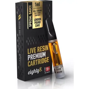 CBD Objevte CBD Cartridge s příchutí London Pound Cake od společnosti Eighty8.