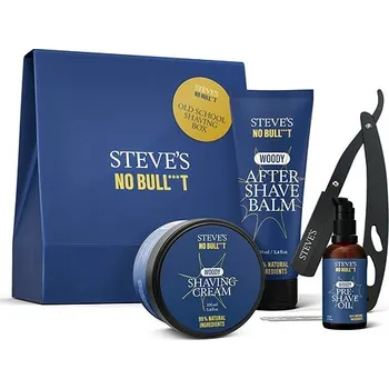 STEVES No Bull***t Old School Shaving Box 250 ml