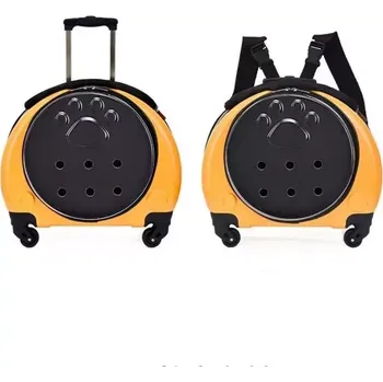 Taška pro psa a kočku TopTechnology Přenosná taška pro domácí zvířata Pet Trolley Case Got Out (Zlatá)