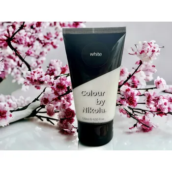 Barva na vlasy Colour by Nikola Bílá báze na míchání, WHITE bílý krémový základ, 120 ml