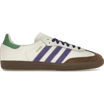 Dámská obuv Adidas Samba OG Off White Core Purple Green Brown (W) Velikost: 36 2/3 ID8349