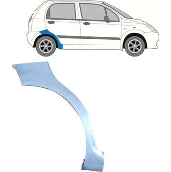 Blatník karosérie Opravný díl zadního blatníku pro Chevrolet Spark 2005-2010 / Pravý