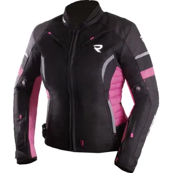 Moto bunda Dámská bunda na motorku Street Racer Betty II černo-růžová 3XL