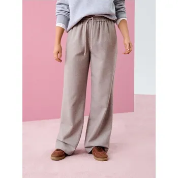 Dámské kalhoty Sinsay - Kalhoty wide leg - béžová - 712FJ-08M - 712FJ-08M-L