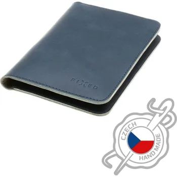 Peněženka Kožená peněženka FIXED Passport, velikost cestovního pasu, modrá
