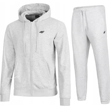 Dámské oblečení 4F PÁNSKÁ TEPLÁKOVKA BAVLNA KOMPLET MIKINA KALHOTY / vel XXXL 3XL