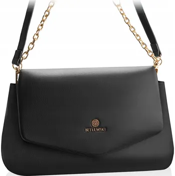Kabelka Taška kabelka přes rameno Betlewski , eko kůže černá