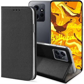 Pouzdro na mobilní telefon Pouzdro s klopou Hello Case pro Xiaomi Redmi Note 12S, černé