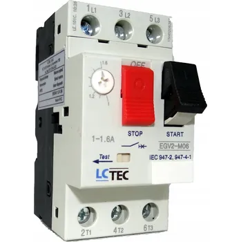 Jistič Motorový jistič LC Tec 230 V IP20 1,6 A