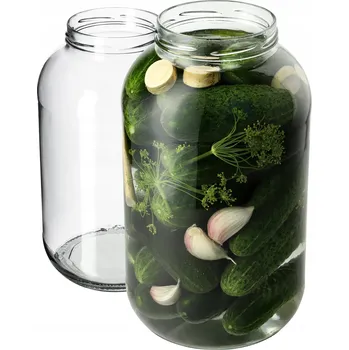 Sklenice Skleněné Sklenice Kadax Anna průhledné 4 l 2 ks