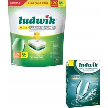 Přípravek do myčky Sada Tablet a Sůl do myčky Ludwik All In One OXY 120 KS