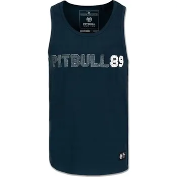 Pánské tílko Pánské tílko Pitbull Bavlněné tričko bez rukávů Potisk Slim Fit Pes 89