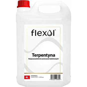 Ředidlo Balzámová terpentýna, ředidlo, čisté rozpouštědlo 4 l FLEXOL