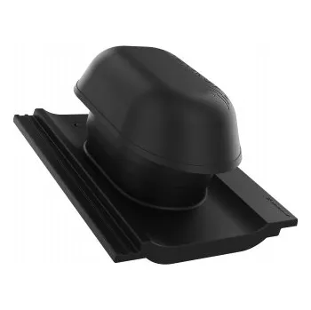 Vrták Ventilační komínek sanitární fi125 CREATON KIOTO ČERNÁ DURATOP