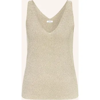 Reiss Dámský Pletený Top Mika S Třpytivou Přízí, zlatá, 36