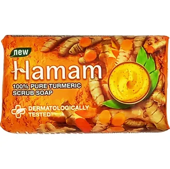 Mýdlo Mýdlo na tělo Hamam Pure Tumeric Soap Scrub Hamam 100 g
