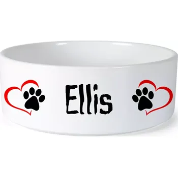 Miska pro psa Miska pro psa se jménem Ellis (Keramická miska na krmivo pro psy)