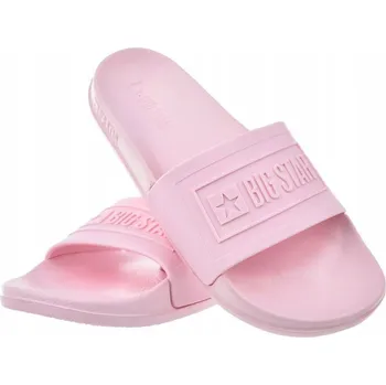 Dámské pantofle Dámské pěnové Nazouváky Big Star Pink Pool Light pohodlné OO274036 36