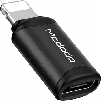 Datový kabel Adaptér Mcdodo USB Typ-C na Lightning, černý