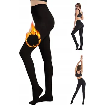 Dámské punčochy Punčocháče Dámské bavlněné hladké krycí Cotton Termo teplé M