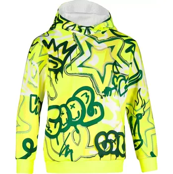 Chlapecká mikina Dětská mikina premium ALTISPORT VOJ/ALK054MI01 FLUO GREEN 146