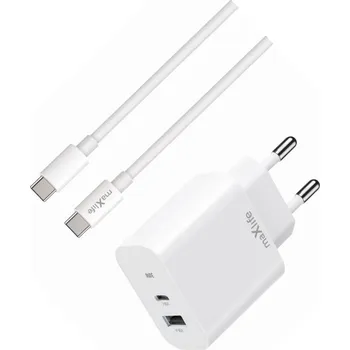 Rychlá síťová nabíječka 30W s USB-C kabelem, 2 porty pro Motorola Moto G54