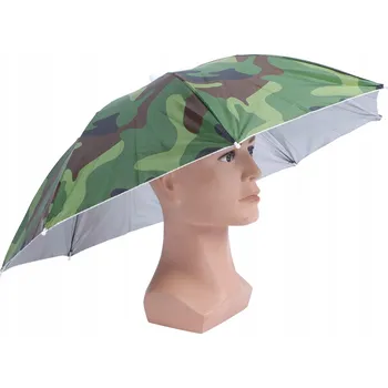 DEŠTNÍK NA HLAVU RYBÁŘSKÝ KLOBOUK MASKÁČOVÝ