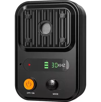 Odpuzovač zvířat TopTechnology Ultrazvukové zařízení proti štěkání psů s barevným displejem (černé) - 3 úrovně