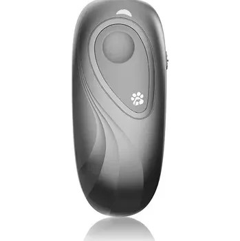 Odpuzovač zvířat TopTechnology Přenosný odpuzovač psů s nastavitelnou frekvencí - ultrazvukové zařízení pro výcvik psů (šedá)