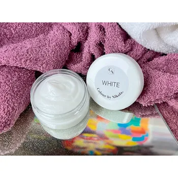 Barva na vlasy Colour by Nikola Bílá báze na míchání, WHITE bílý krémový základ, 50 ml
