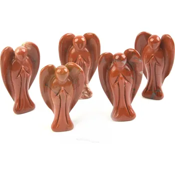 Přírodní kámen Andělíček jaspis červený 4,5cm