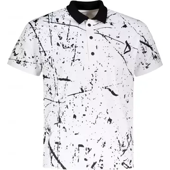 Pánské funkční triko s límečkem premium ALTISPORT VOJ/ALM034TR05 BÍLÁ 4XL