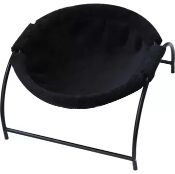 Houpací síť TopTechnology Houpací síť pro domácí zvířata - Odnímatelné hnízdo, Černá