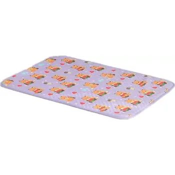 Pelíšek pro psa TopTechnology Podložka pro kočky a psy 50x40cm - Chladivé matrace pro domácí mazlíčky (Fialový meloun liška)