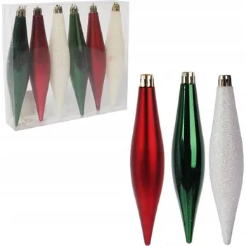 Vánoční dekorace Sopelky na vánoční stromek Sopelky VÁNOČNÍ BAŇKY sada na vánoční stromek