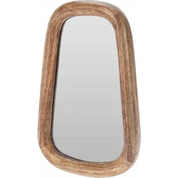 Zrcadlo ZRCADLO NÁSTĚNNÉ ZÁVĚSNÉ V DŘEVĚNÉM RÁMU ZRCADLO NA ZEĎ 22X25