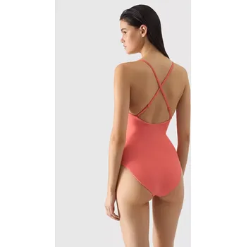 Dámské plavky Dámské jednodílné plavky 4F - lososové Velikost: L