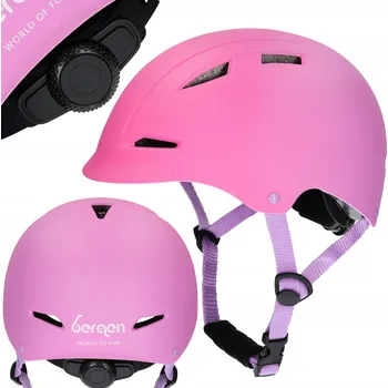 Cyklistická přilba Dětská cyklistická helma na koloběžku Bergen SCOUT 46-56 cm ultra lehká