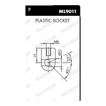 Monroe ML5689 Plynová vzpěra, kapota motoru
