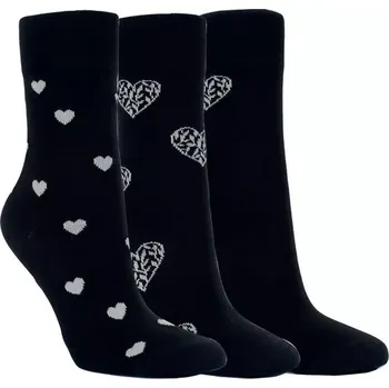 Dámské ponožky Jeden pár ponožek RS 12056 srdíčka velikost 39-42