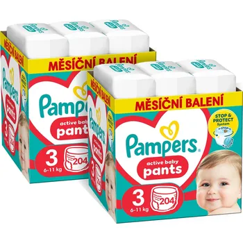 Plena PAMPERS Pants vel. 3 (408 ks)