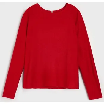 Dámský svetr Sinsay - Svetr se zipem na zádech - červená - 348FJ-33X - 348FJ-33X-XXS