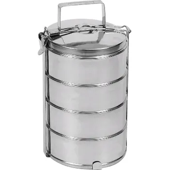 M.A.T. GROUP jídlonosič 16cm 4díl.nerez, uzávěr spona